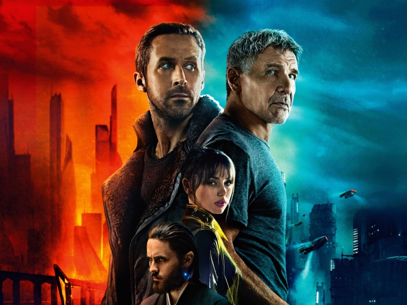 Movie, adult, Blade Runner 2049, love, togetherness, 1080P, waist up, mature adult, nightlife, Officer K (Blade Runner 2049), emotion, people, portrait