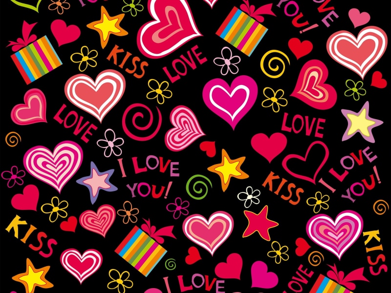 Love, Valentine, 2K, Day, Hearts, Romantic, Vector