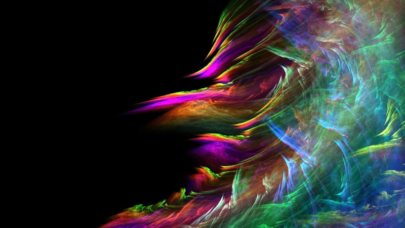  texture, generated, backgrounds, curve, shape, black background, art, motion, backdrop, nature, fantasy, flow, glow, green color, pattern, light