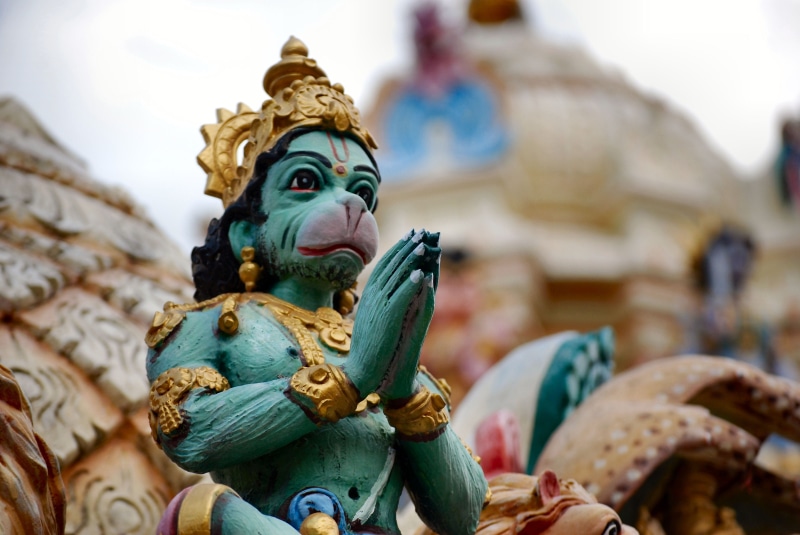 lord, craft, photography, sculpture, no people, hinduism, belief, art and craft, selective, creativity, built structure, religion, place of worship, monkey god