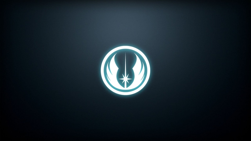 simple background, sign, technology, indoors, copy space, logo, illuminated, glowing, light, black, geometric shape, Jedi, gray, communication, shape, night