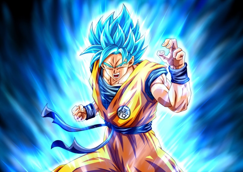 Super Saiyan Blue, Dragon Ball, Dragon Ball Super, Goku, 1080P