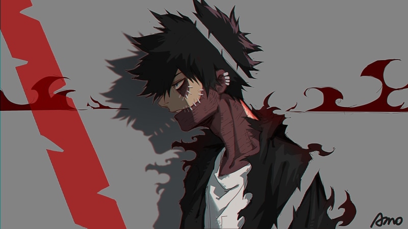 Blue Eyes, Anime, Black Hair, 1080P, Dabi (Boku No Hero Academia), Boku no Hero Academia, My Hero Academia, Scar