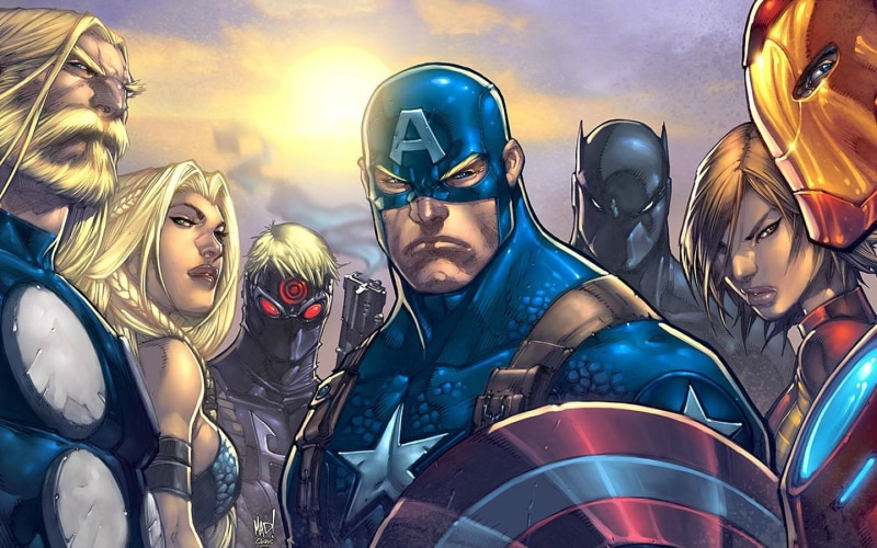 lifestyles, women, young women, illustration, adult, young adult, people, superhero, Iron Man, comics, child, group, 720P, leisure activity, music, event