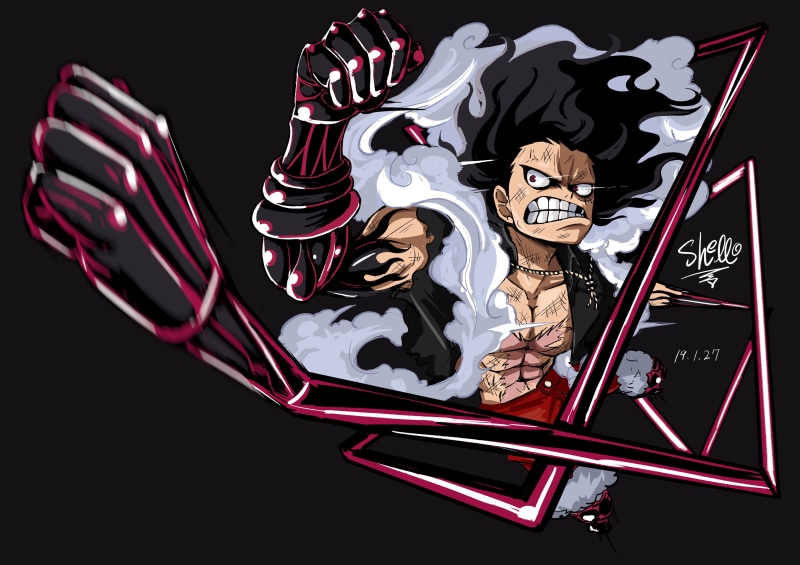 Gear Fourth, 2K, Monkey D. Luffy, One Piece