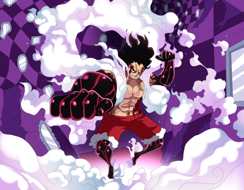 1080P, Monkey D. Luffy, One Piece, Gear Fourth