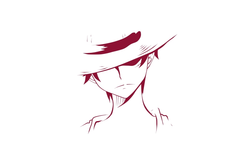 Monkey D. Luffy, 4K, One Piece