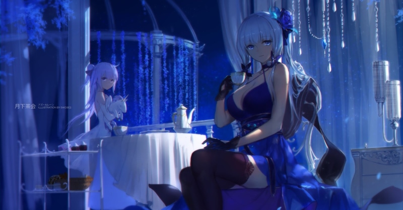 1080P, HMS Unicorn (Azur Lane), Azur Lane, Anime, Illustrious (Azur Lane)