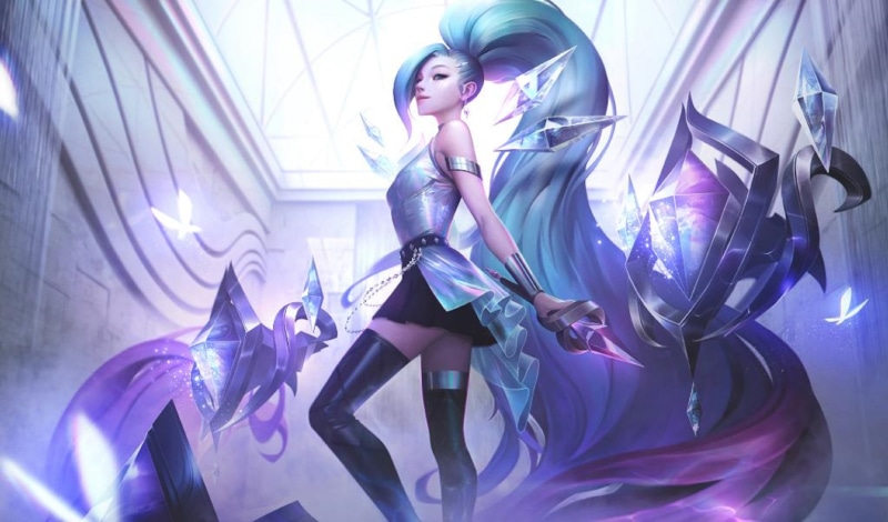 upscaled, K/DA, kda, Riot Games, 4K, Seraphine, League of Legends