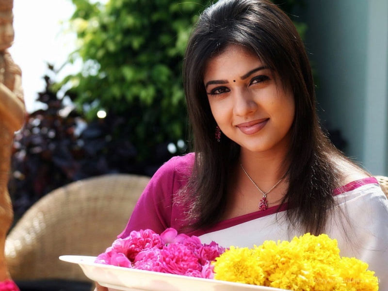 one person, hair, Female Celebrities, hairstyle, portrait, white, nayantara, long hair, looking at camera, headshot, Bollywood Celebrities, pink, food