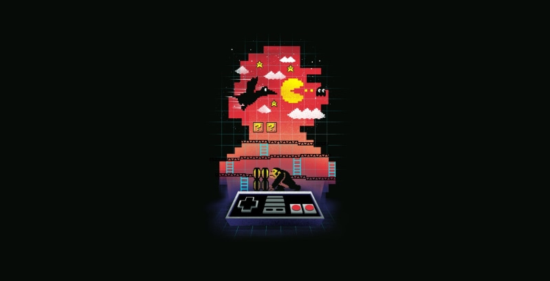1080P, controller, retro games, Video Game Art, simple background, video games, Nintendo, artwork