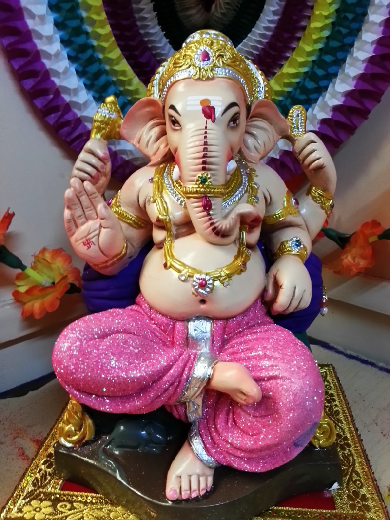 traditional, indian, lord ganesha, spirituality, representation, idol, statue, 2K, indoors, god, festival, human representation, ganpati, no people, luck