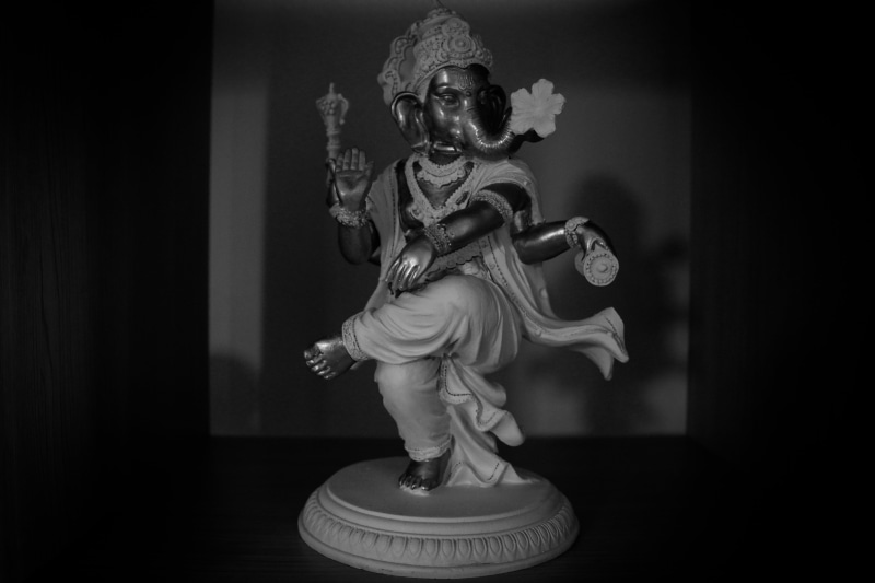 carving - craft product, sculpture, hindu, spirituality, angel, indoors, asia, hinduism, ganpati, bless, indian, religion, greeting, male likeness, craft