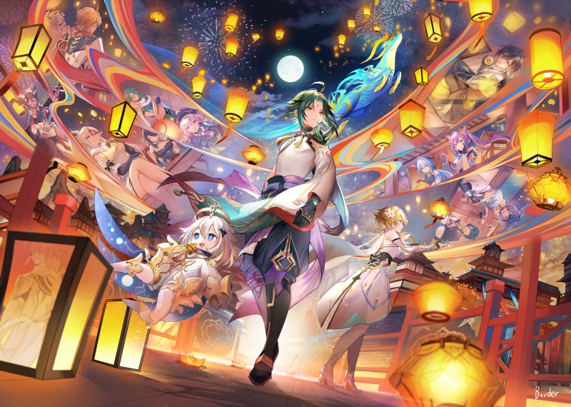 Qiqi (Genshin Impact), Xiao(Genshin Impact), keqing (genshin impact), 2K, Ganyu (Genshin Impact), Ningguang (Genshin Impact), Genshin Impact