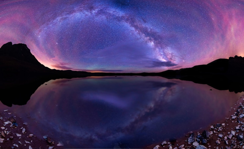 water, long exposure, starry night, no people, tranquility, scenics - nature, astronomy, 1080P, sky, star - space, hills, Milky Way, starry, night, space