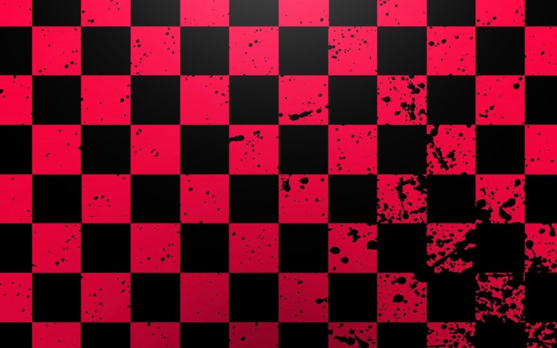 in a row, paint splatter, black color, backgrounds, painting, digital art, design, shape, abstract, checked pattern, directly above, indoors, geometric shape