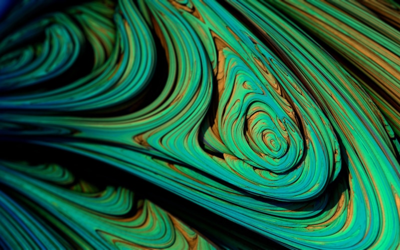 blue, rolled up, 3D, variation, 2K, swirl, colorful, no people, artwork, softness, spiral, feather, multi colored, full frame, painting, pattern, textile