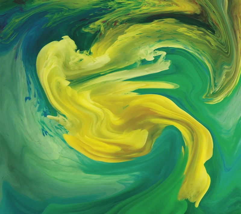 psychedelic, Two, full frame, nature, Yellow, OnePlus, outdoors, motion, vibrant color, 1080P, mixing, textured, Colors, abstract, ink, no people, dye