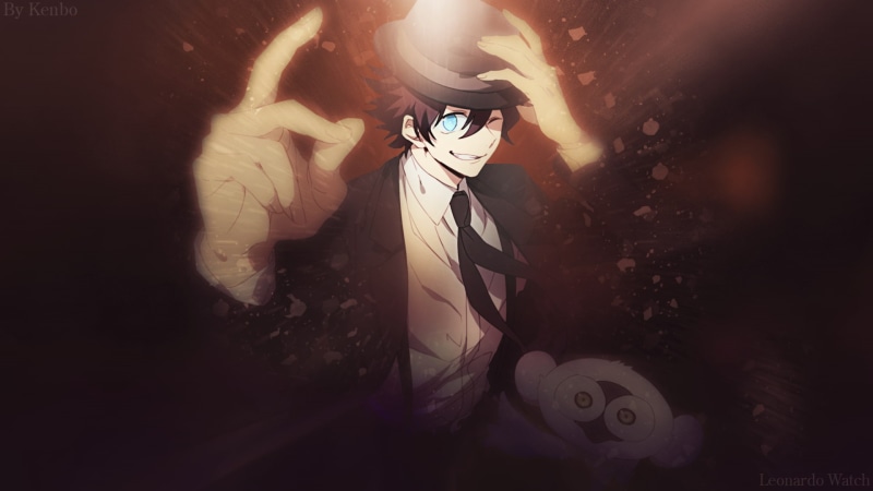 blue eyes, Kekkai Sensen, anime, 1080P, Leonardo Watch, anime boys