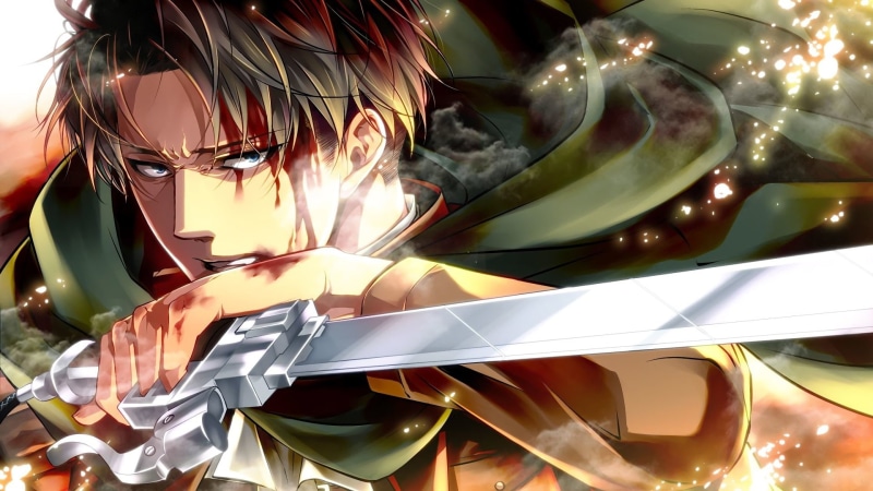 1080P, Anime, Attack On Titan, Levi Ackerman