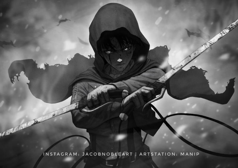 Anime, 1080P, Levi Ackerman, Attack On Titan