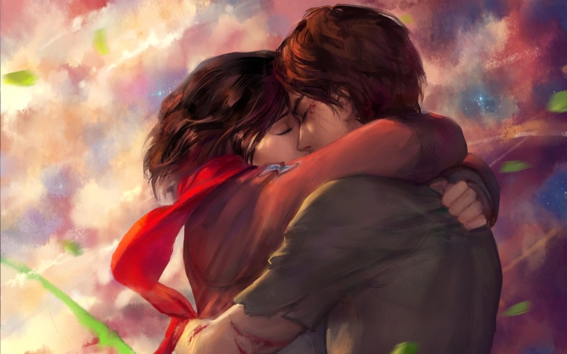 Attack On Titan, Eren Yeager, 1080P, Anime, Shingeki No Kyojin, Mikasa Ackerman