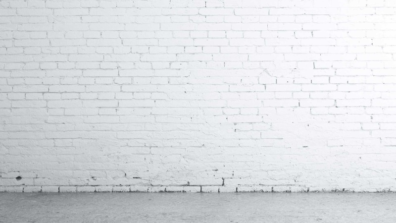 1080P, wall, brick, white