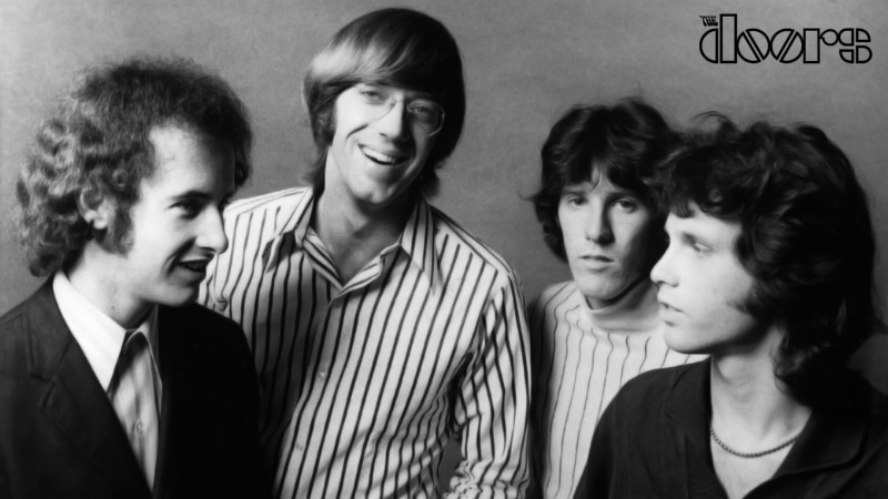 The Doors (Music), 1080P, Jim Morrison, band, music, monochrome, rock and roll