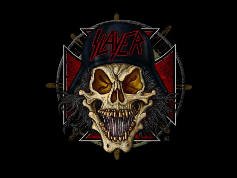 logo, entertainment, slayer, hd, metal, Music, Heavy, skull, 480P, band, art