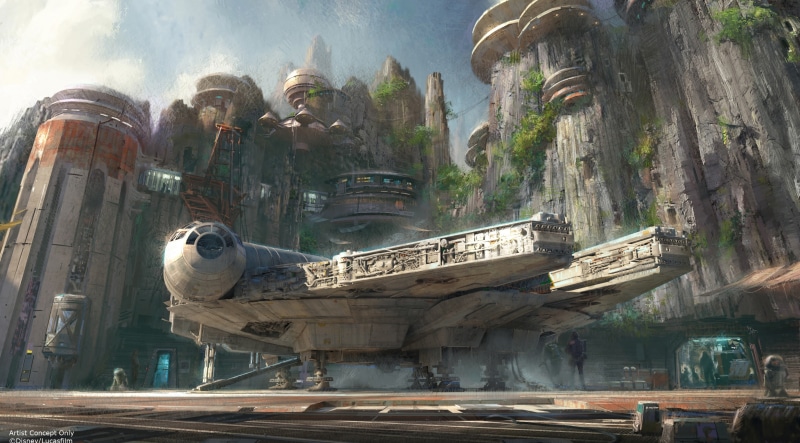 religion, docked, art and craft, craft, falcon, spirituality, no people, built structure, docked millennium falcon, spaceship, sculpture, male likeness