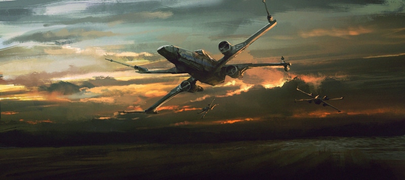 awakens, X-wing, Star Wars, star, wing, starfighter, The Awakening forces, 1080P, Star Wars: The Force Awakens, x, wars, force