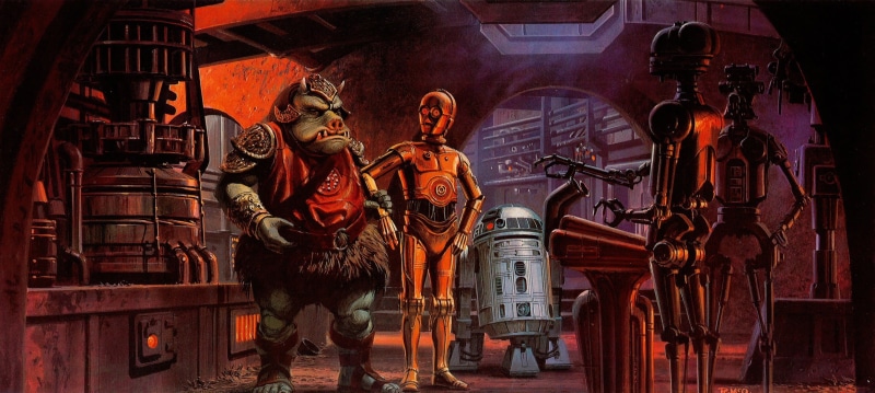 jabbas palace, Star Wars, star, history, architecture, male likeness, the past, religion, science fiction, creativity, artwork, sculpture, representation