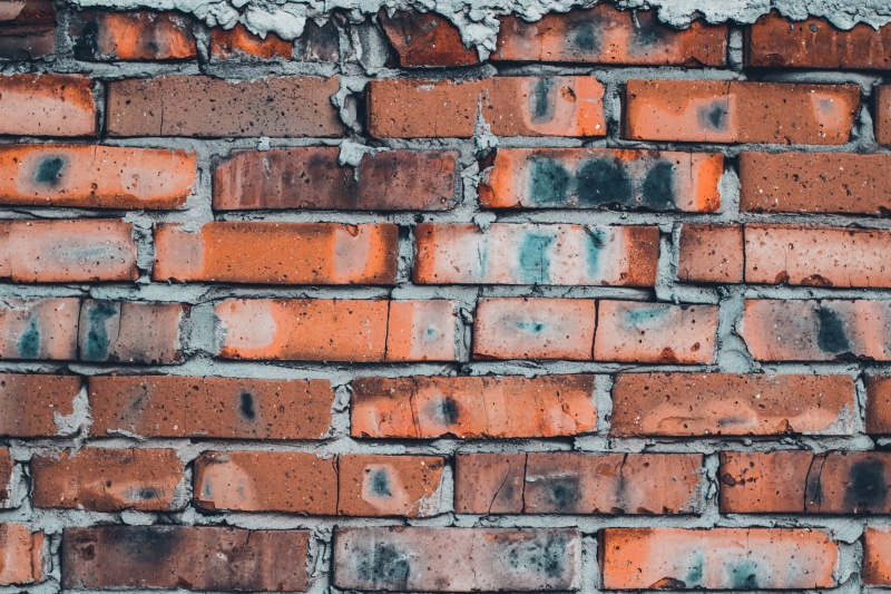 arrangement, 4K, repetition, wall - building feature, outdoors, built structure, rough, red, brick wall, pattern, architecture, close-up, textured, no people