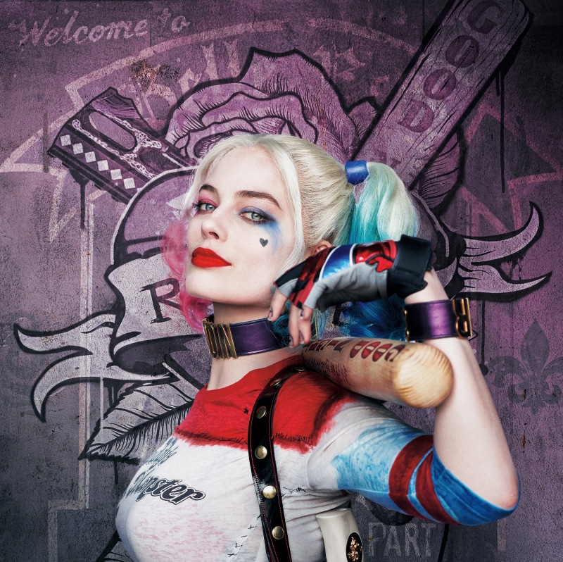 Harley Quinn, females, blond hair, hair, indoors, one person, young ...