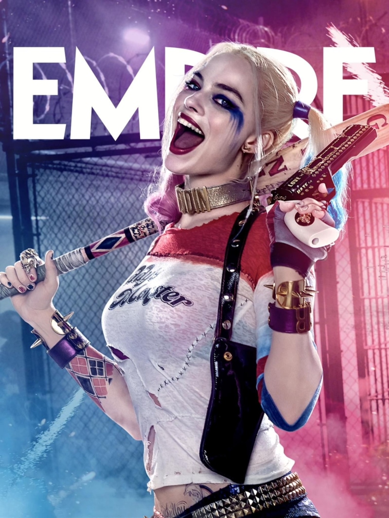 1080P, DC Comics, Harley Quinn, Film posters, Suicide Squad, Margot Robbie