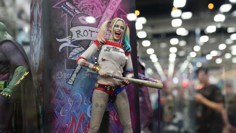 5K, photography, Suicide Squad, Margot Robbie, figurine, Harley quinn, harley, Best Movies of 2016, focus, quinn, selective