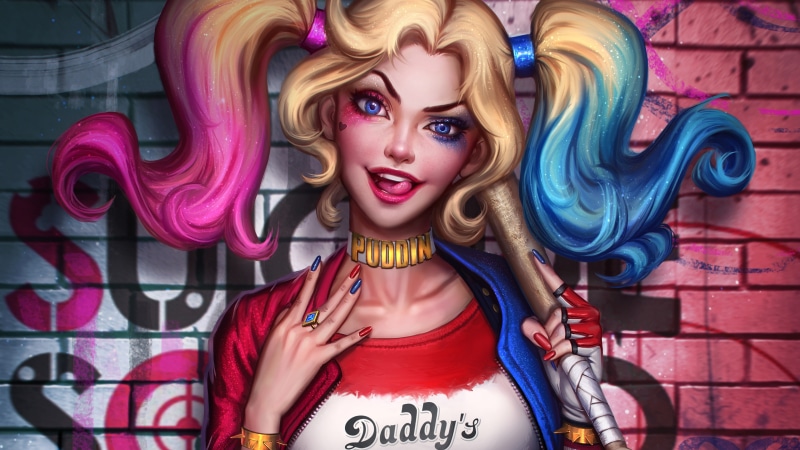 Heroes, Harley, Squad, Comics, Suicide, 4K, Quinn, DC