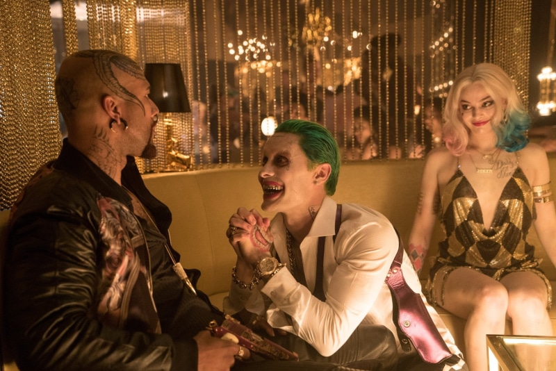 Suicide Squad, happy hour, group of people, Movie, men, 1080P, togetherness, young adult, indoors, squad, women, Harley Quinn, nightlife, Margot Robbie