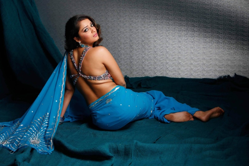 thukral, indian, 2K, nikita, hot, saree, actress