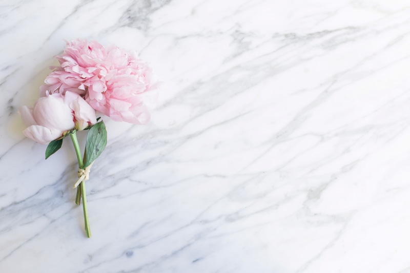 tender, 2K, bouquet, marble, peonies, flowers, pink