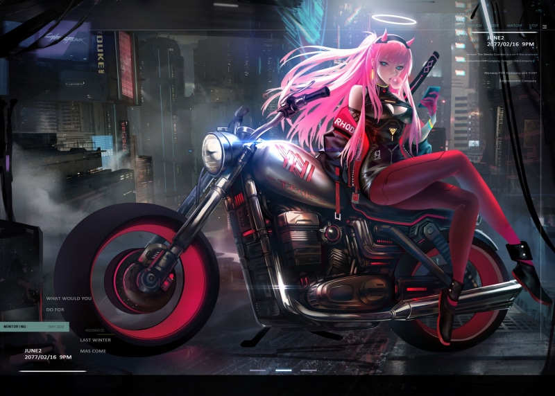 anime, Code:002, Darling in the FranXX, 1080P, anime girls, Zero Two (Darling in the FranXX)