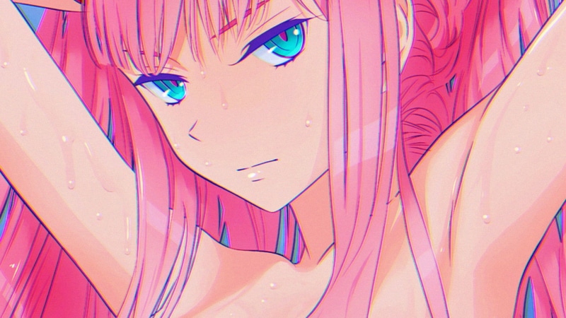 Darling in the FranXX, wall - building feature, pattern, digital, multi colored, Zero, representation, full frame, DubstepGutter, day, simple, close-up