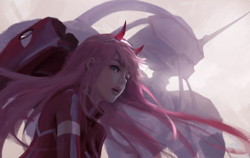 4K, 88 Girl, WLOP, Darling in the FranXX, Zero Two (Darling in the FranXX), Girls Avenue