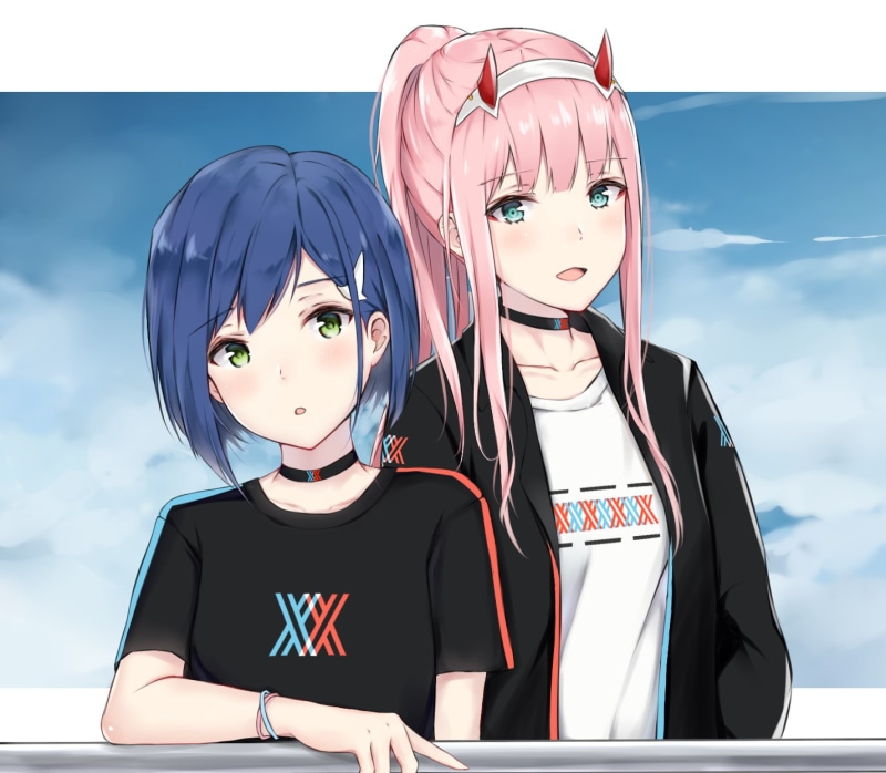 Zero Two (Darling in the FranXX), Darling in the FranXX, 720P, Ichigo (Darling in the FranXX), anime girls