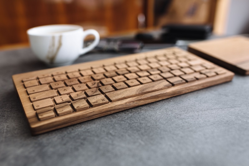 Young, business, work, typing, selective focus, man, coffee - Drink, refreshment, coffee, food and drink, workspace, male, table, wireless technology, technology