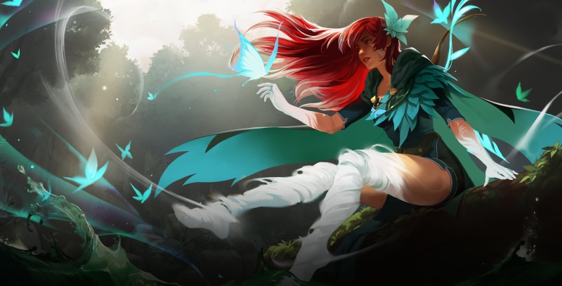 Windranger, Dota 2, anime, fantasy art, 1080P, video game art