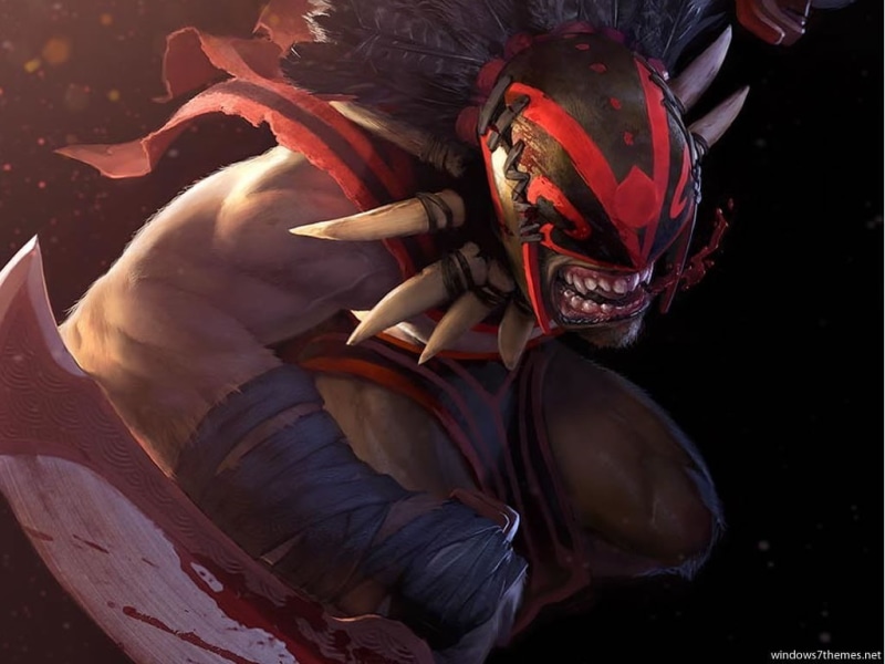 indoors, bloodseeker, full length, 480P, women, Dota 2, black background, digital, red, one person, Dota, human arm, costume, video games, dancing, arts culture and entertainment