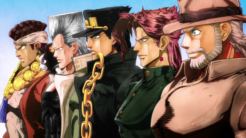 Anime, Jojos Bizarre Adventure, JoJos Bizarre Adventure: Stardust Crusaders, 1080P