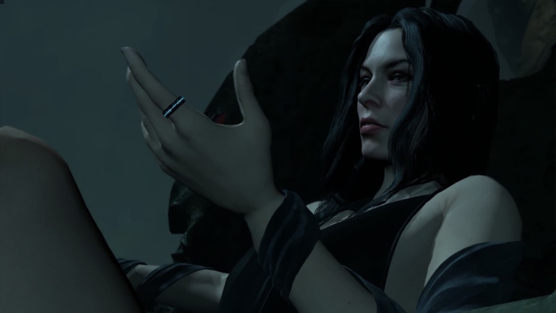 looking, portrait, white, beautiful woman, s, long, leisure activity, young adult, close-up, Middle-earth, real people, sleeve, shirt, video games, 2K