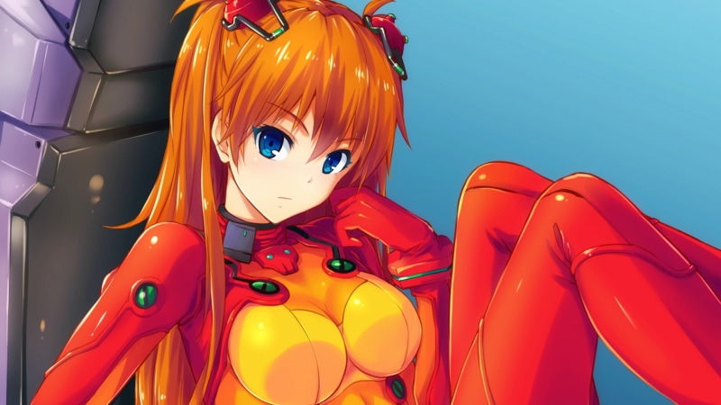 clear sky, Asuka Langley Soryu, representation, creativity, no people, digital, indoors, Neon Genesis Evangelion, nature, human representation, 1080P